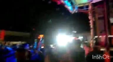 सावन के अंतिम सोमवार को हसौद में डीजे की धुन पर कांवर यात्रियों का किया गया भव्य स्वागत