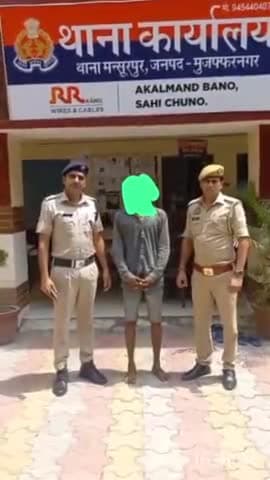 खतौली: मंसूरपुर में रविदास मंदिर के निकट से चोर गिरफ्तार पुलिस ने भेजा जेल