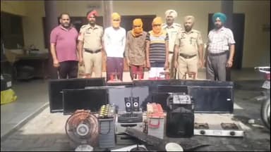 ਸੁਲਤਾਨਪੁਰ ਲੋਧੀ: ਸਰਕਾਰੀ ਸਕੂਲਾਂ 'ਚ ਚੋਰੀ ਦੀਆ ਵਾਰਦਾਤਾਂ ਨੂੰ ਅੰਜਾਮ ਦੇਣ ਵਾਲੇ ਗਿਰੋਹ ਦੇ 3 ਮੈਂਬਰਾਂ ਨੂੰ ਥਾਣਾ ਸੁਲਤਾਨਪੁਰ ਲੋਧੀ ਪੁਲਿਸ ਨੇ ਕੀਤਾ ਗ੍ਰਿਫਤਾਰ