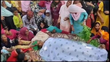 इकौना: गिलौला थाना क्षेत्र के तिलकपुर के पास सड़क दुर्घटना में युवती की मौत के बाद सदमे में आकर हुई नानी की मौत