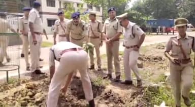 सिंगरौली: डीआईजी रीवा रेंज मिथिलेश शुक्ला ने सरई थाने पहुंचकर थाने का किया निरीक्षण, साथ ही किया वृक्षारोपण