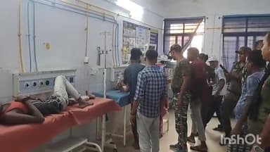 जमुई: मंझवे के पास फॉर्च्यूनर वाहन की ठोकर से बाइक सवार तीन लोग हुए घायल,डायल 112 की पुलिस ने सदर अस्पताल में कराया भर्ती