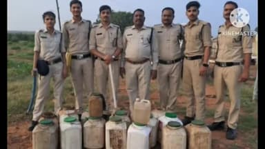 बटियागढ़: आबकारी विभाग हटा ने बटियागढ थाना के ग्राम बमनपुरा डोंगा महुआ में कुल 10 लीटर हाथ भट्टी महुआ मदिरा की जप्त