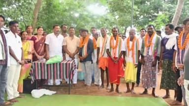 लोहंडीगुडा: तारागांव के भाजपा समर्पित सरपंच ने विधायक राजमन बेंजाम की उपस्थिति में कांग्रेस का थामा दामन