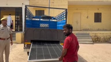 फलौदी: बाप पूलिस की बडी कार्यवाई,सोलर प्लेट्स चोरी मामले मे पांच को गिरफ्तार कर उनके कब्जे से चोरी की 72 सोलर प्लेट्स की बरामद