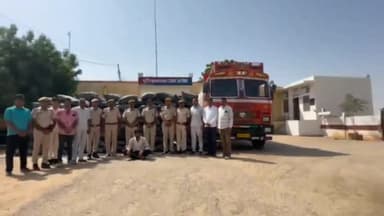 फलौदी: टैंकर में छिपाकर परिवहन किए जा रहे 17 क्विंटल 10 किलो डोडा पोस्त को बाप पुलिस ने बरामद कर तस्कर को पकड़ा, टैंकर जब्त