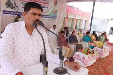 मेहगांव: राज्यमंत्री ओपीएस भदौरिया ने जनआशीर्वाद यात्रा को लेकर मेहगांव में की  प्रेस वार्ता