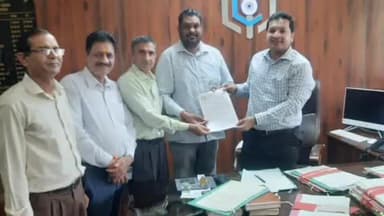 मोरनी: पिंजौर कालका की समस्याओं को लेकर संयुक्त समाज महासभा के प्रधान व प्रतिनिधि मंडल  कमिश्नर नगर निगम पंचकूल से मिला