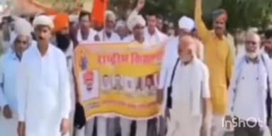 खाजूवाला: राष्ट्रीय किसान संघ शाखा खाजूवाला ने किसानों की समस्याओं को लेकर एसडीएम को दिया ज्ञापन।