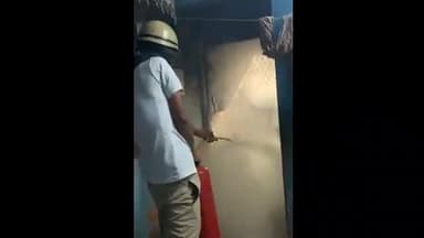 गंगानगर: श्री गंगानगर के इंदिरा कॉलोनी में गैस सिलेंडर में लगी आग, बडा हादसा टला