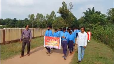 लोहंडीगुडा: छात्र-छात्राओं ने रैली निकालकर छिंदबहार में किया संस्कृत सप्ताह का समापन