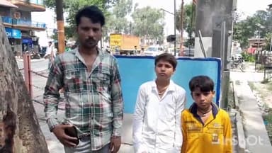 हाथरस: पत्नी के उत्पीड़न से परेशान होकर गांव जोगिया का रहने वाला युवक अपने बच्चों के साथ पहुंचा थाने