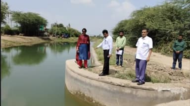 बूंदी: बूंदी संभागीय आयुक्त डॉक्टर प्रतिभा सिंह ने बूंदी ब्रांच कैनाल का किया निरीक्षण