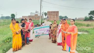 डुमरांव: डुमरांव में पोषण माह अंतर्गत आंगनबाड़ी केंद्र की सेविकाओं ने निकाला जागरूकता रैली