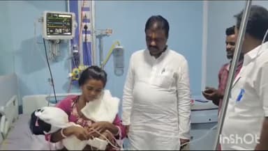 जगदलपुर: नन्हीं प्रीति का हाल-चाल जानने रायपुर डी के एस पहुंचे विधायक रेखचंद जैन