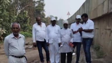 हज़ारीबाग: कनहरी बायपास रोड पुल एवं चानो बायपास पुल के पास एनएचएआई के परियोजना निदेशक से मिले ग्रामीण, सड़क बनाने की मांग