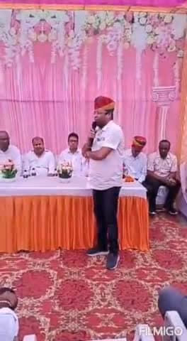 नोखा: शहर के जैन चौक सर्किल के सौंदर्यीकरण व निर्माण कार्य का हुआ शुभारंभ