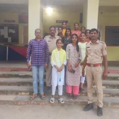 गंगरार: सेविका समिति की बहिनों ने गंगरार थाने मे मनाया रक्षाबंधन उत्सव।