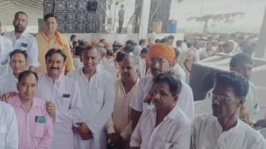 चित्तौड़गढ़: भाजपा की परिवर्तन संकल्प यात्रा बेणेश्वर से शुरु, गृहमंत्री शाह ने किया सम्बोधित, MP, जिलाध्यक्ष सहित भाजपाई हुए शामिल