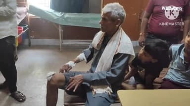 शिकोहाबाद: बटेश्वर रोड गांव लाक्षपुर के पास बाइक फिसलने से गिरकर पिता-पुत्र हुए घायल