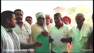 कैराना: गांव ज़गनपुर के ग्रामीणों ने पानी की निकासी व नाले के निर्माण को रोकने के लिए एसडीएम को दिया शिकायती पत्र