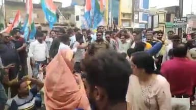 बेमेतरा: जिला कांग्रेस के कार्यकर्ताओं ने सिटी कोतवाली बेमेतरा थाने का किया घेराव, भाजपा कार्यकर्ताओं पर FIR दर्ज करने की मांग की