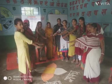 मनसाही:- आंगनबाड़ी केंद्रों में पोषण माह पर हुआ जागरूकता कार्यक्रम।