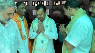 ਨਾਭਾ: ਨਾਭਾ ਗੇਟ ਸ਼ਿਵ ਮੰਦਿਰ ਵਿਖੇ ਜਨਮ ਅਸ਼ਟਮੀ ਦੇ ਸ਼ੁਭ ਦਿਹਾੜੇ ਤੇ ਇੰਪਰੂਵਮੈਂਟ ਟਰੱਸਟ ਪਟਿਆਲਾ ਦੇ ਚੇਅਰਮੈਨ ਮੇਘਚੰਦ ਸ਼ੇਰਮਾਜਰਾ  ਸ਼ਾਮਿਲ ਹੋਏ