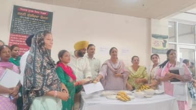 ਤਰਨਤਾਰਨ: ਸਿਵਲ ਹਸਪਤਾਲ 'ਚ ਸਟਾਫ ਨਰਸਾ ਤੇ ਆਸ਼ਾ ਫਸਿਲੀਟੇਟਰ ਨੂੰ ਯੂਵਿੰਨ ਅਤੇ ਮਿਸ਼ਨ ਇੰਦਰਧੁਨਸ਼ 5.0 ਸੰਬੰਧੀ ਦਿੱਤੀ ਟ੍ਰੇਨਿੰਗ