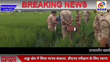 नौतनवां: क्षेत्र के सीवान में मिला मानव कंकाल, पहुंची पुलिस जांच में जुटी, डीएनए परीक्षण के लिए रवाना 
#नौतनवां #अड्डा #