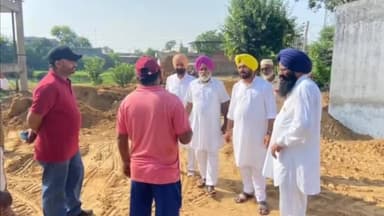 ਨਾਭਾ: ਪਿੰਡ ਚਾਸਵਾਲ 'ਚ ਗੰਦਾ ਪਾਣੀ ਖੜਨ ਕਾਰਨ ਭਰਤ ਪਵਾਉਣ ਦਾ ਕੰਮ ਕੀਤਾ ਗਿਆ ਸੁਰੂ, ਜ਼ਿਲ੍ਹਾ ਯੋਜਨਾ ਬੋਰਡ ਦੇ ਚੇਅਰਮੈਨ ਨੇ ਕੀਤੀ ਸ਼ਿਰਕਤ