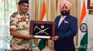 देहरादून: राज्यपाल से आईटीबीपी के महानिदेशक अनीश दयाल सिंह ने की शिष्टाचार भेंट