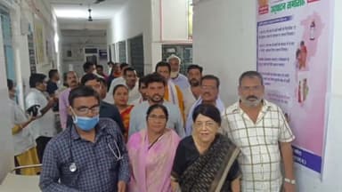 कोटा: कोटा विधायक डॉक्टर जोगी पहुंचे सामुदायिक स्वास्थ्य केंद्र कोटा मरीजों से जाने हाल-चाल डॉक्टरों को दिए निर्देश