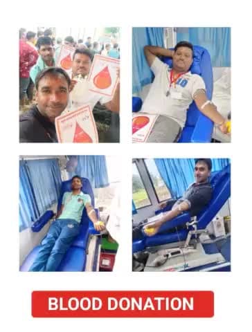 संत रामपालजी महाराज जी के अवतरण दिवस के उपलक्ष्य में  विशाल भंडारे में आगर जिले के अनुयाइयों ने रक्तदान किया