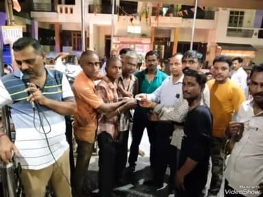 रानीवाड़ा: रानीवाड़ा में कृष्ण जन्माष्टमी पर,दहीहंडी कार्यक्रम का हुआ आयोजन।