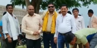 झिरन्या: ग्राम करानीया में अमृत वाटिका का किया गया भूमि पूजन