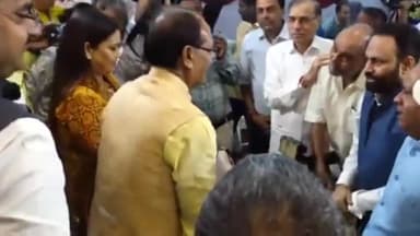 हुज़ूर: CM शिवराज सिंह चौहान भोपाल में मुख्यमंत्री निवास में आयोजित 'पत्रकार समागम' समारोह में हुए शामिल