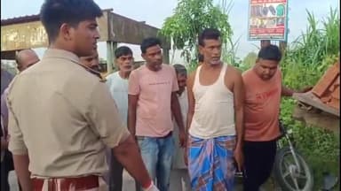 हसनपुर: भिकनपुर शर्की के पास ईंट से लदी ट्रैक्टर ट्राली से टकराया बाइक सवार, मौके पर हुई दर्दनाक मौत