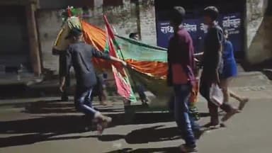 सैदपुर: हजरत इमाम हुसैन की याद में मनाया गया चेहल्लुम, सैदपुर कस्बे में पूरी रात निकला ताजिया जुलूस