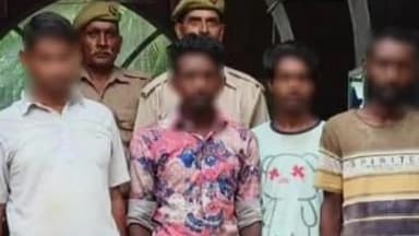 मुरादाबाद: दुकान से बिजली की मोटर समेत अन्य सामान चोरी करने वाले 4 आरोपियों को पुलिस ने असालतपुरा से किया गिरफ्तार