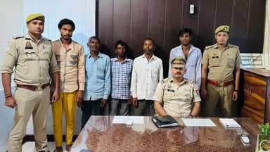 धनौरा: मंडी धनौरा पुलिस ने अलग-अलग स्थानों से 5 वारंटी को गिरफ्तार कर किया चालान