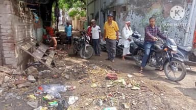 प्रयागराज: दारागंज रामलीला कमेटी एवं पार्षद अनुपमा तीर्थराज पाण्डेय के नेतृत्व में हनुमान दल के मार्गों का किया गया  निरीक्षण