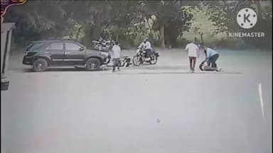 सोनीपत: जठेड़ी रोड पर कार ने मोटरसाइकिल सवार को मारी टक्कर, मोटरसाइकिल चालक की मौत,हादसे की सीसीटीवी फुटेज आई सामने