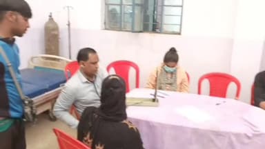 सुरसंड: सुरसंड सामुदायिक स्वास्थ्य केंद्र में की गई 20 गर्भवती महिलाओं की जांच, दी गई दवाइयां