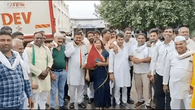 कांग्रेस द्वारा विरोध प्रदर्शन