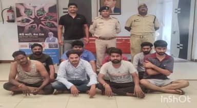 મણિનગર: અમરાઈવાડીમાં પોલીસે નહેરુનગર મદ્રાસી મંદિર પાસે જુગારધામમાં કરી રેડ, 8 ઇસમોની 48 હજારના મુદ્દામાલ સાથે કરી ધરપકડ