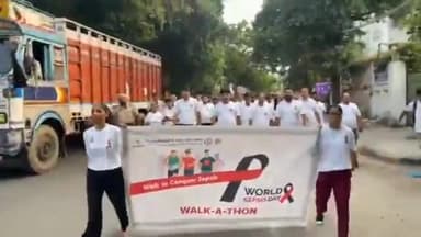 ਜਲੰਧਰ 1: ਹਲਕਾ ਸੈਂਟਰਲ ਦੇ ਵਿਧਾਇਕ ਰਮਨ ਅਰੋੜਾ ਨੇ ਟੈਗੋਰ ਹਸਪਤਾਲ ਦੇ ਬਾਹਰ ਵਰਲਡ ਸੇਪਸਿਸ ਡੇ 'ਤੇ ਕੱਢੀ ਜਾਗਰੂਕਤਾ ਰੈਲੀ