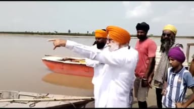 ਸੁਲਤਾਨਪੁਰ ਲੋਧੀ: ਵਿਧਾਇਕ ਰਾਣਾ ਗੁਰਜੀਤ ਸਿੰਘ ਨੇ ਬਾਊਪੁਰ ਤੇ ਹੋਰ ਹੜ੍ਹ ਪ੍ਰਭਾਵਿਤ ਟਾਪੂਨੂਮਾਂ ਪਿੰਡਾਂ ਦਾ ਕੀਤਾ ਦੌਰਾ, ਹਾਲਾਤਾਂ ਦਾ ਲਿਆ ਜਾਇਜ਼ਾ