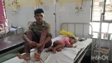 धौलपुर: बाड़ी के नगर भगतपुरा गांव में दीवार गिरने से महिला समेत तीन जने गंभीर रूप से हुए घायल