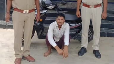 नीमराना: बासनी गांव में हवाई फायरिंग कर दहशत फैलाने के आरोप में एक गिरफ्तार, अवैध देसी कट्टा व कारतूस बरामद